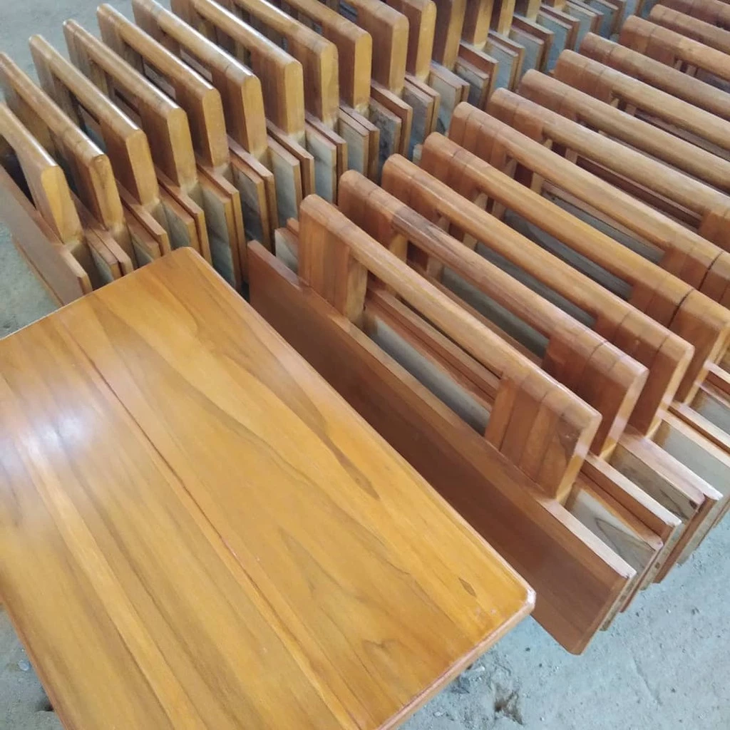 40 MEJA LIPAT KAYU JATI (TPQ AL-MUSTAQIM)