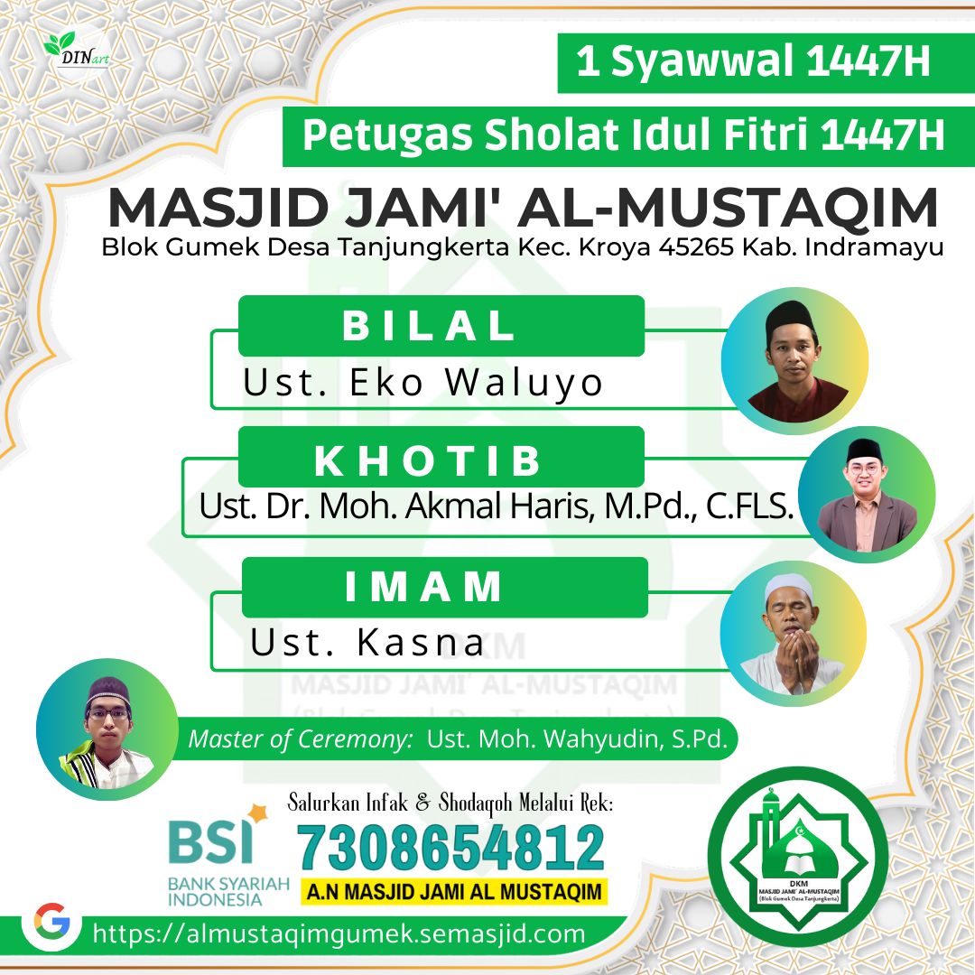 SHOLAT IDUL FITRI 1 SYAWWAL 1447H